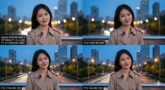 Aperture comparison